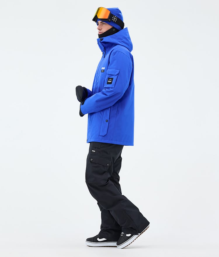 Dope Adept Snowboard Jacket Men Metal Blue Camo