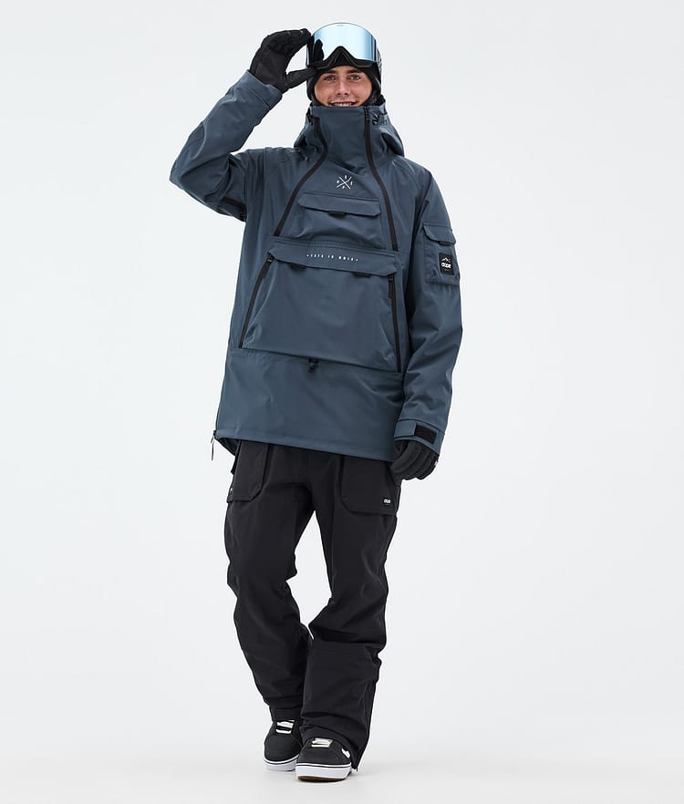 Dope Akin Snowboard Jacket Men Metal Blue