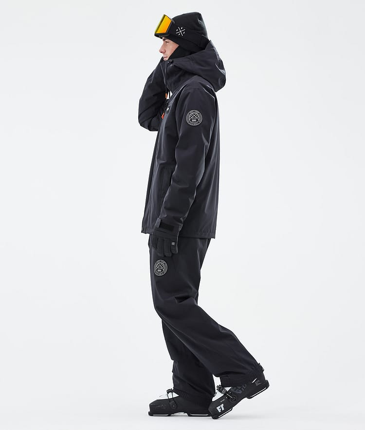 Dope Blizzard Full Zip Ski Jacket Men Black