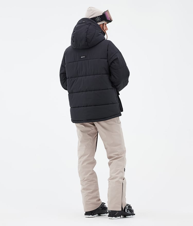 Dope Puffer W Full Zip Ski Jacket Women Light Blue