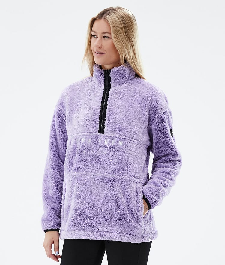 Dope Pile W 22 Fleece Sweater Women Faded Violet Renewed