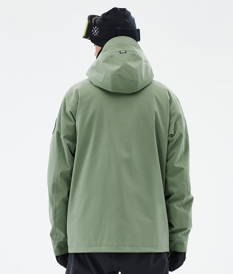 Dope Blizzard Full Zip Snowboard Jacket Men Olive Green