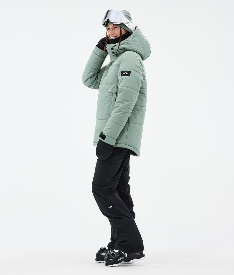 Dope Puffer W Ski Jacket Women Faded Green