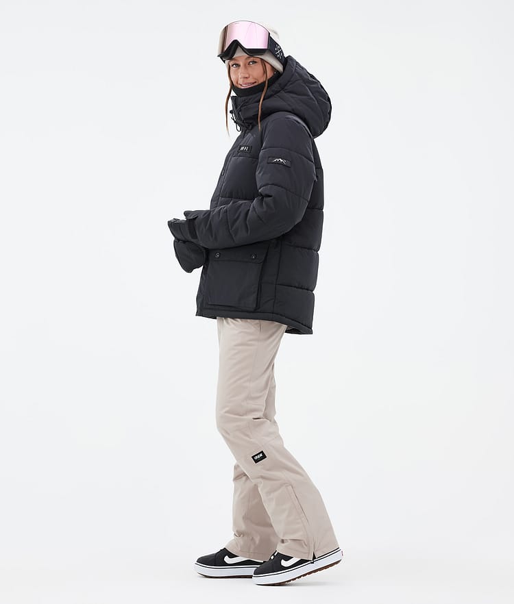 Dope Puffer W Full Zip Snowboard Jacket Women Light Blue Renewed
