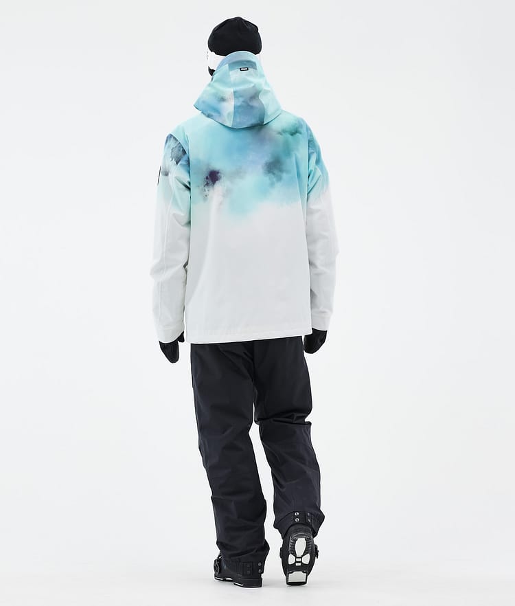 Dope Blizzard Ski Jacket Men Shards Burgundy Blue