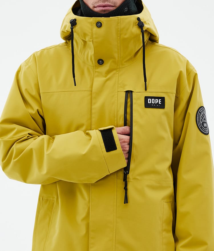 Dope Blizzard Full Zip Snowboard Jacket Men Olive Green