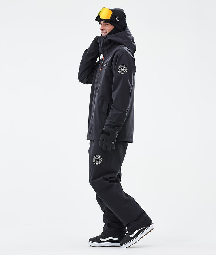 Dope Blizzard Full Zip Snowboard Jacket Men Olive Green Renewed