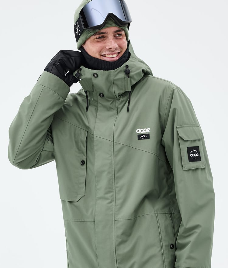 Dope Adept Snowboard Jacket Men Metal Blue Camo