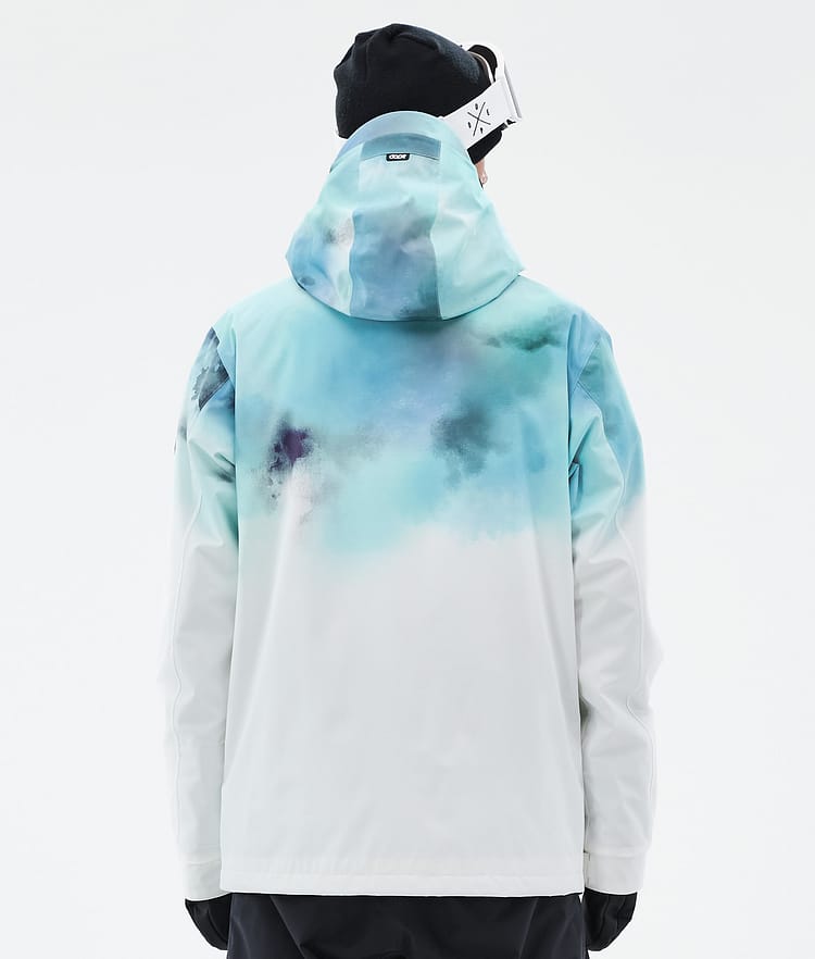 Dope Blizzard Ski Jacket Men Shards Burgundy Blue