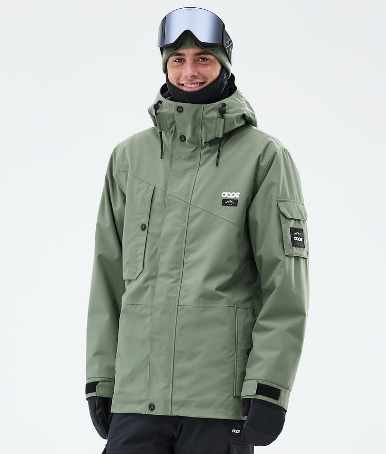 Dope Adept Snowboard Jacket Men Whitish Renewed