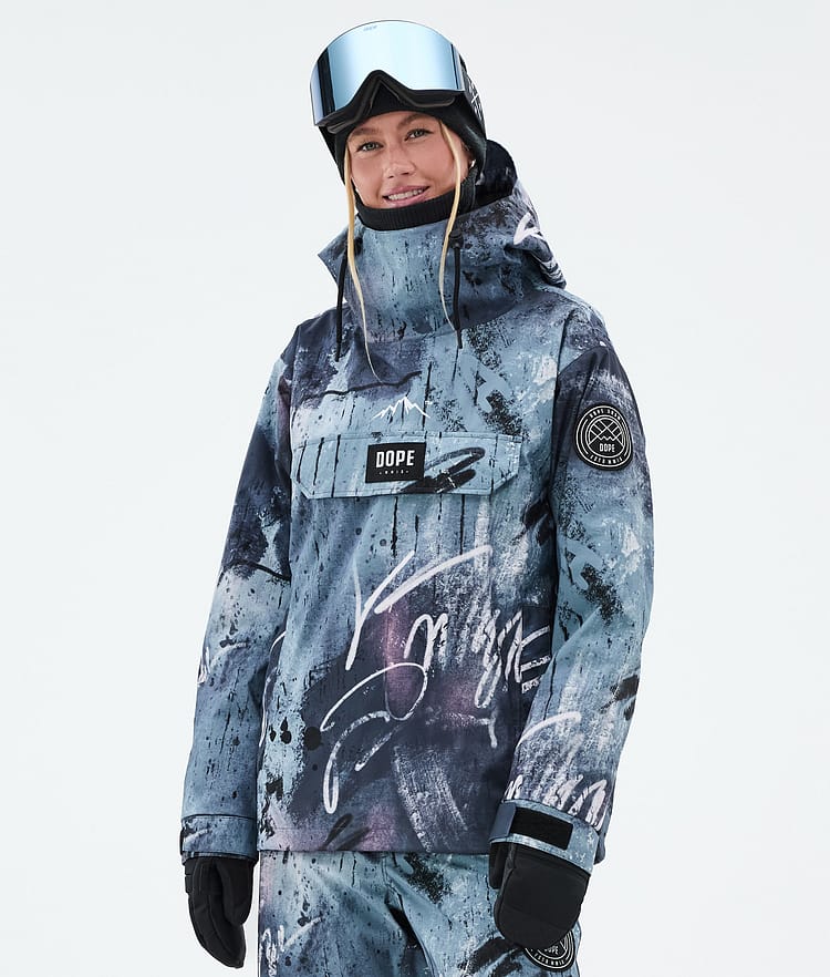 Dope Blizzard W Snowboard Jacket Women Punk Blue