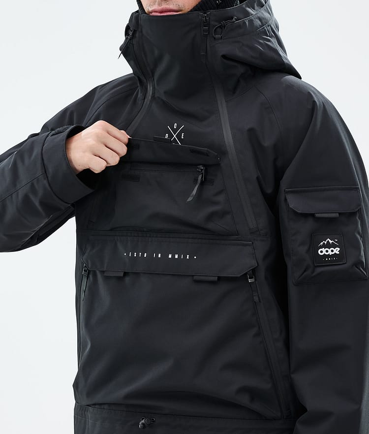 Dope Akin Snowboard Jacket Men Metal Blue