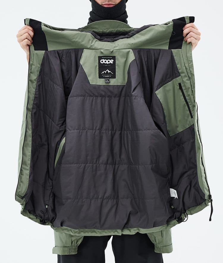 Dope Spartan Ski Jacket Men Moss Green