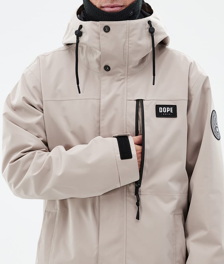 Dope Blizzard Full Zip Ski Jacket Men Black