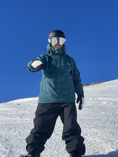 Dope Adept Snowboard Jacket Men Whitish Renewed