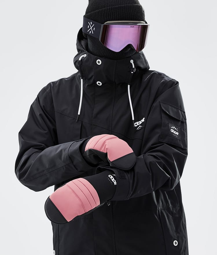 Dope Ace 22 Snow Mittens Pink
