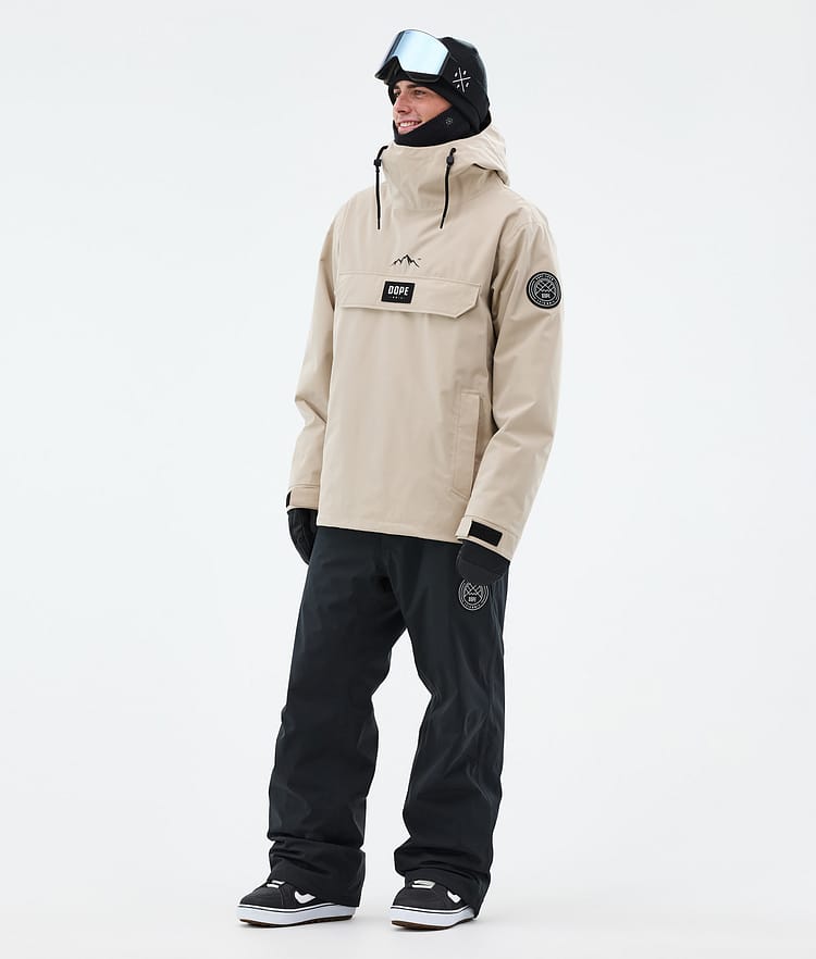 Dope Blizzard Snowboard Jacket Men Olive Green Renewed
