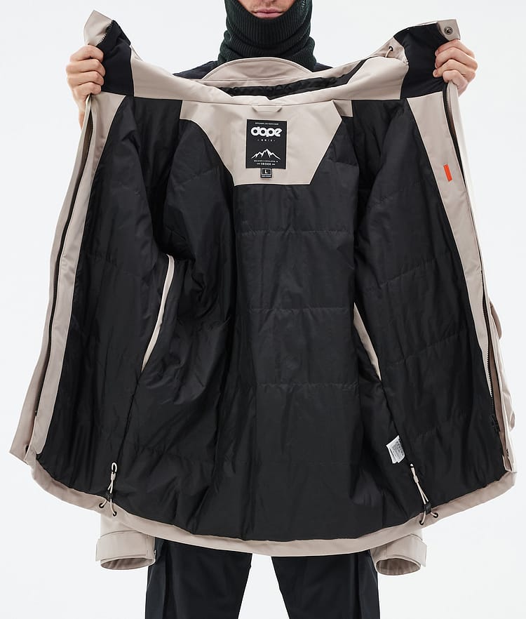 Dope Acme Snowboard Jacket Men Sand Renewed