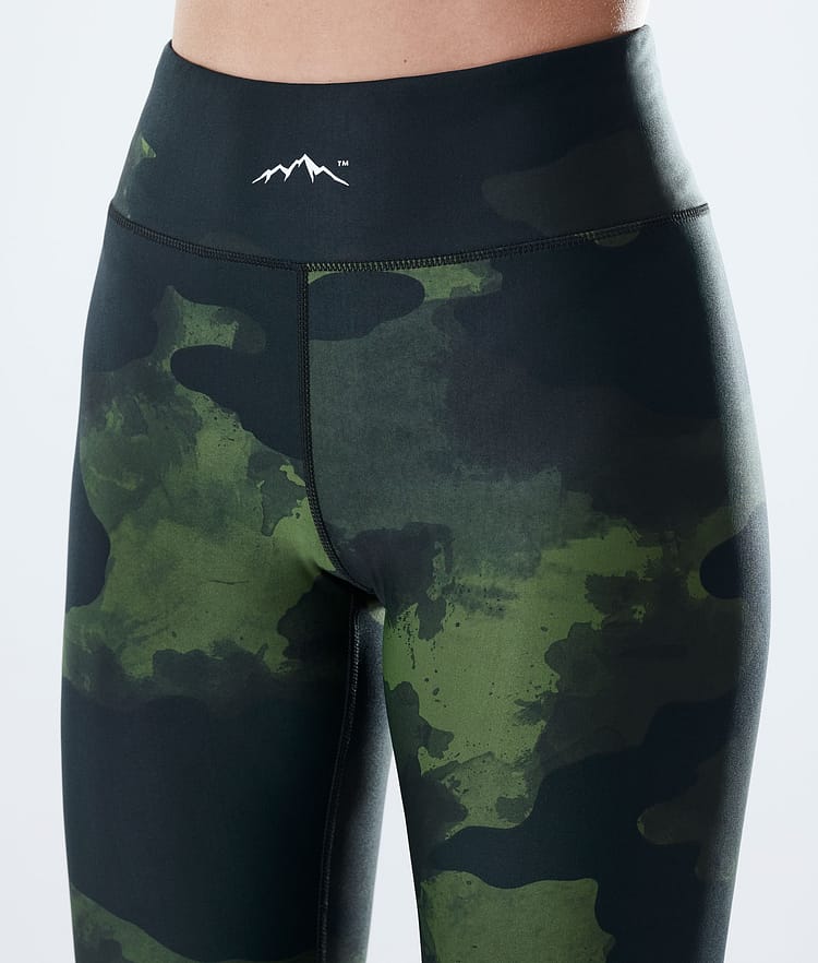 Dope Lofty Leggings Women Green Camo