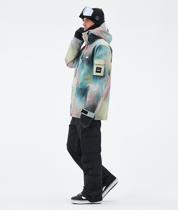 Dope Adept Snowboard Jacket Men Metal Blue Camo