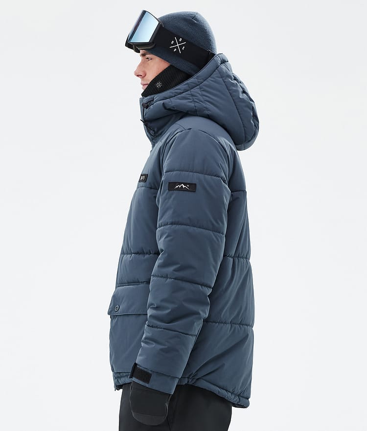 Dope Puffer Full Zip Snowboard Jacket Men Sand