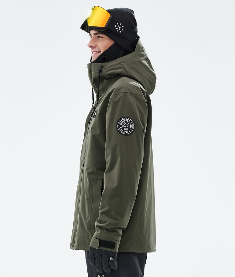 Dope Blizzard Full Zip Ski Jacket Men Black