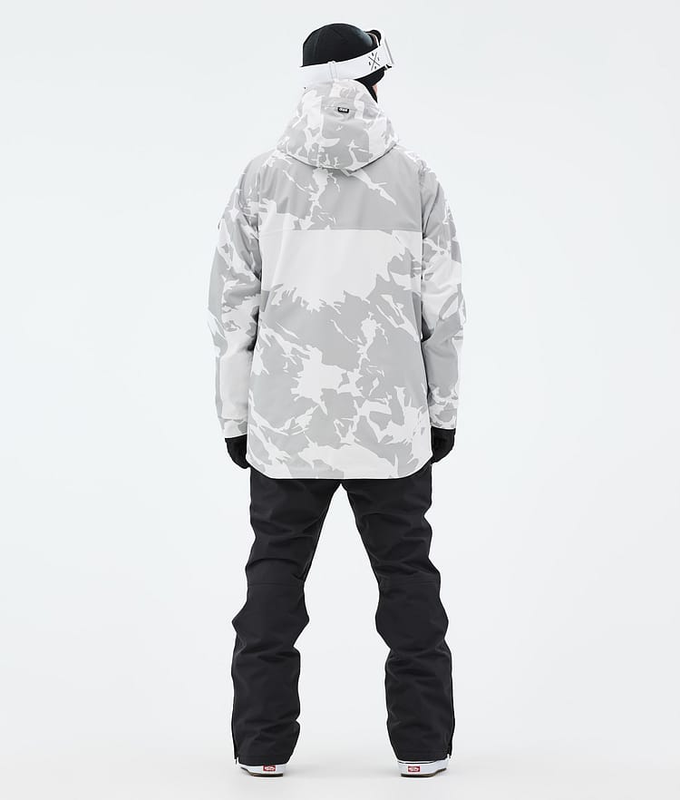 Dope Akin Snowboard Jacket Men Metal Blue Renewed