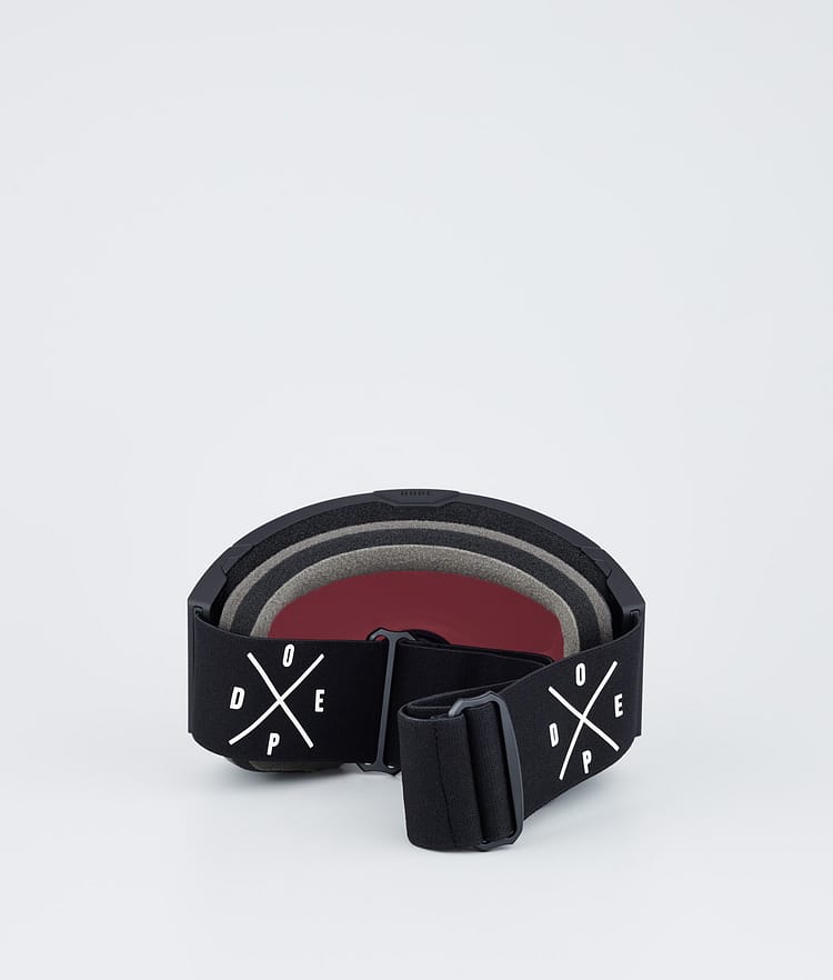 Dope Sight Ski Goggles Black/Pink Mirror