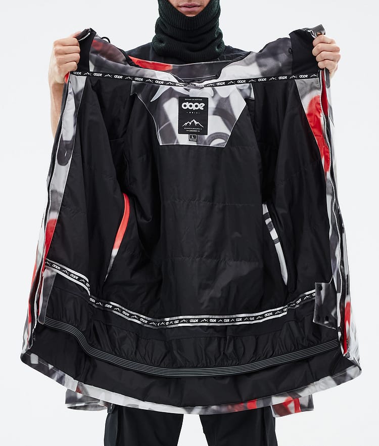 Dope Adept Snowboard Jacket Men Metal Blue Camo