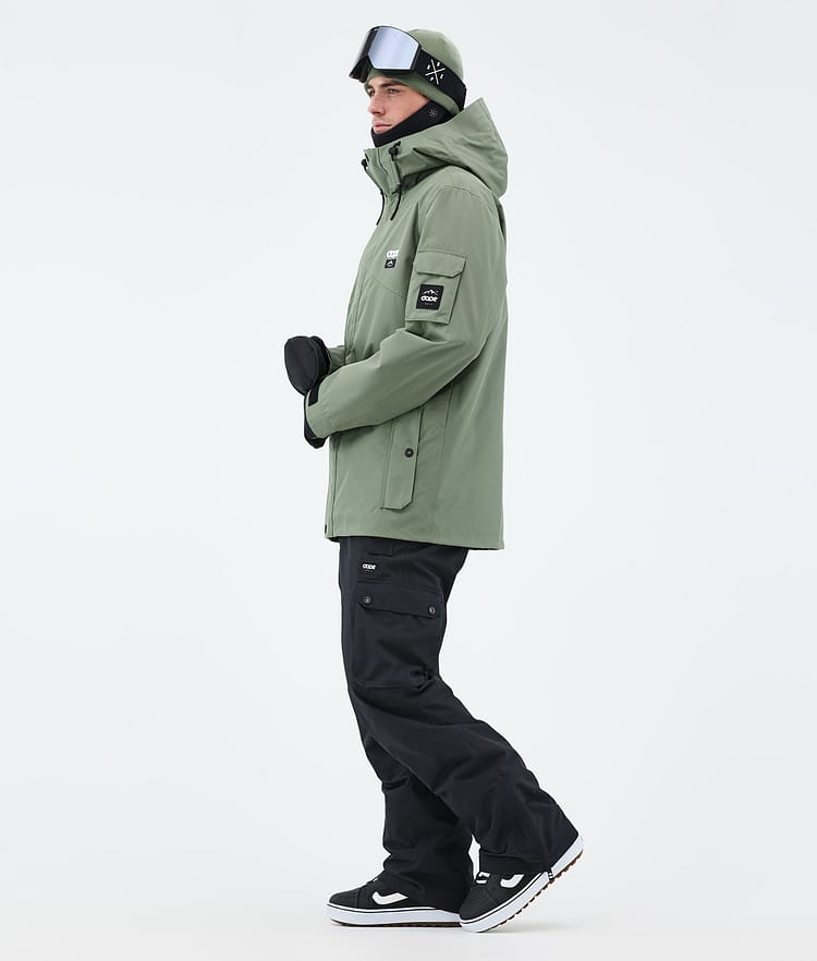 Dope Adept Snowboard Jacket Men Whitish Renewed