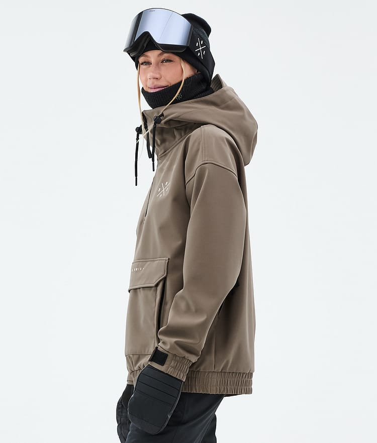 Dope Cyclone W Snowboard Jacket Women Light Grey