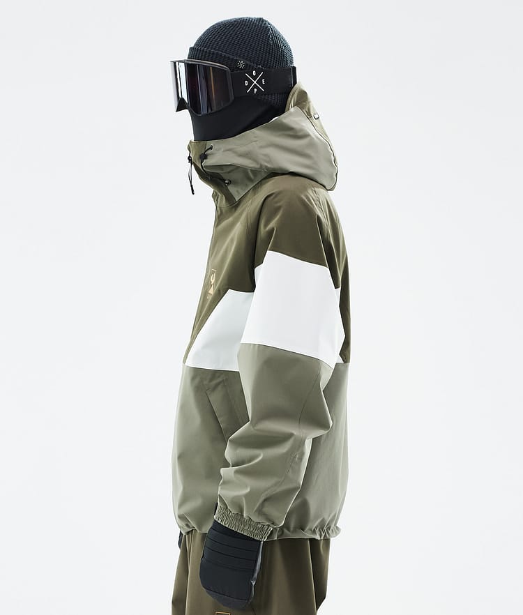 Dope JT Spartan Snowboard Jacket Men Olive Green/Whitish/Greenish