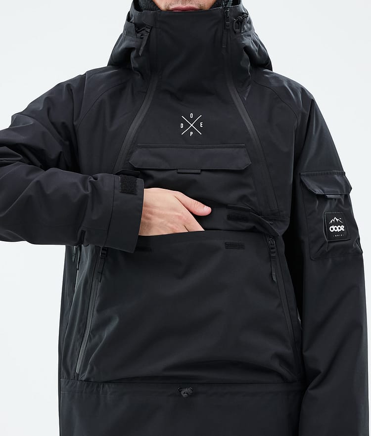Dope Akin Snowboard Jacket Men Metal Blue