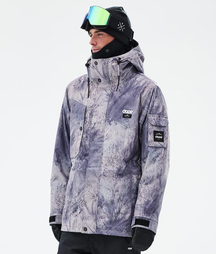 Dope Adept Snowboard Jacket Men Metal Blue Camo