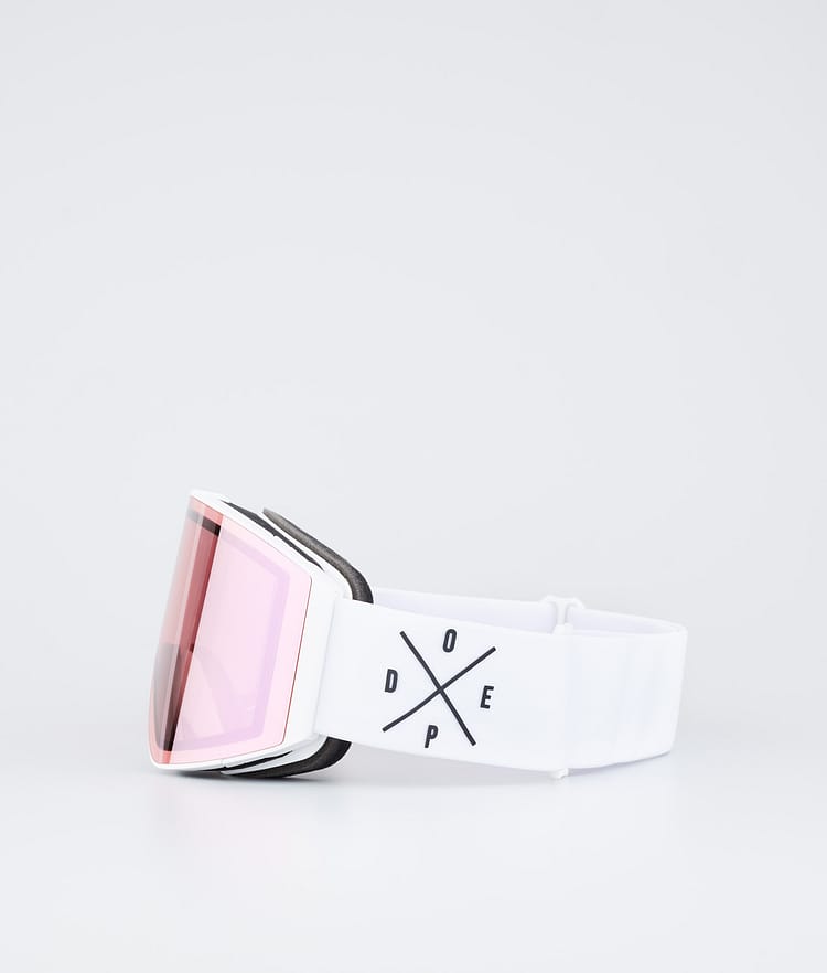 Dope Sight Ski Goggles Black/Pink Mirror