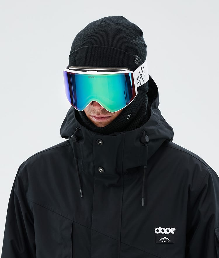 Dope Sight Ski Goggles Black/Pink Mirror