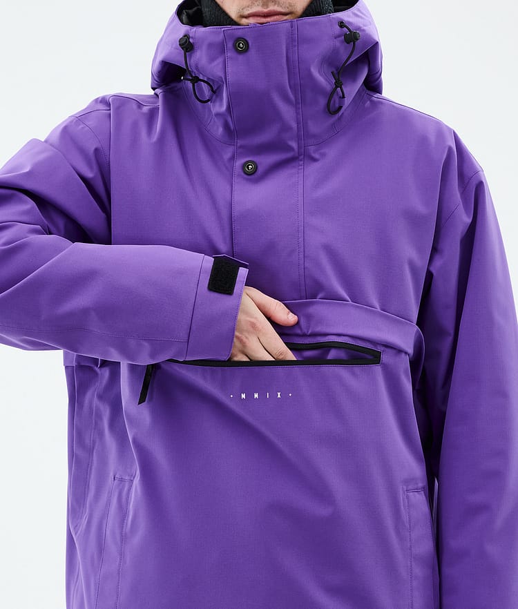 Dope Legacy Snowboard Jacket Men Vivid Purple Renewed