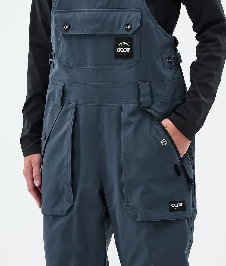 Dope Notorious B.I.B W Ski Pants Women Metal Blue