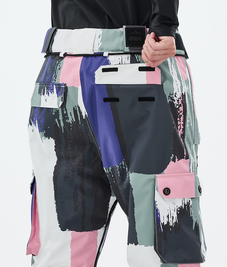 Dope Iconic W Snowboard Pants Women Scribble Purple
