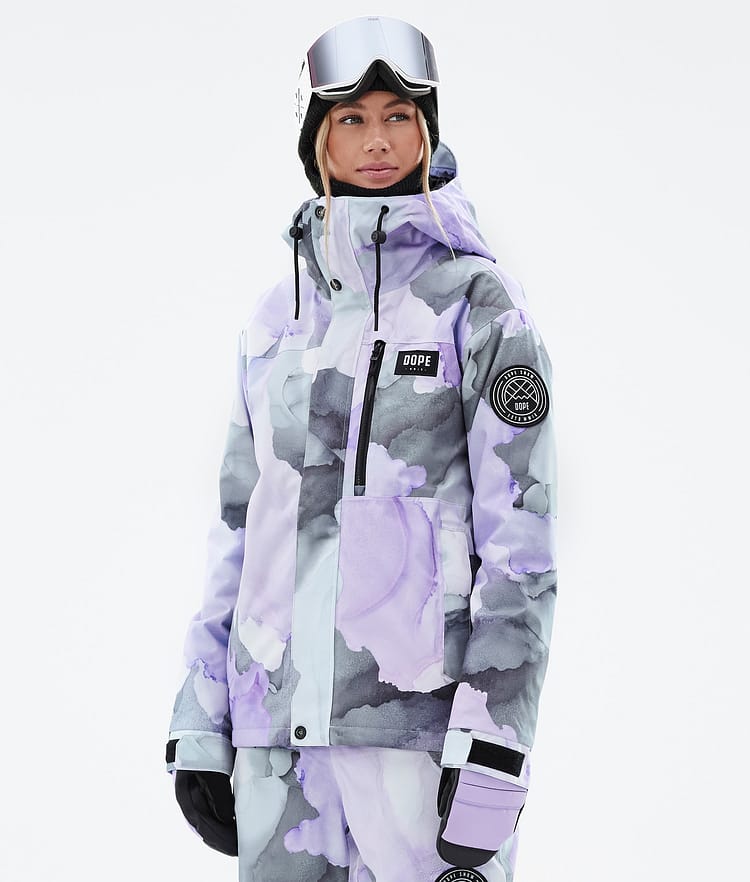 Dope Blizzard W Full Zip Snowboard Jacket Women Faded Green Renewed
