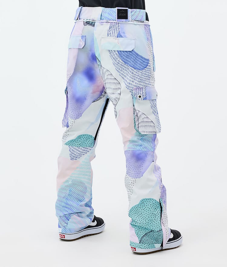 Dope Iconic W Snowboard Pants Women Scribble Purple