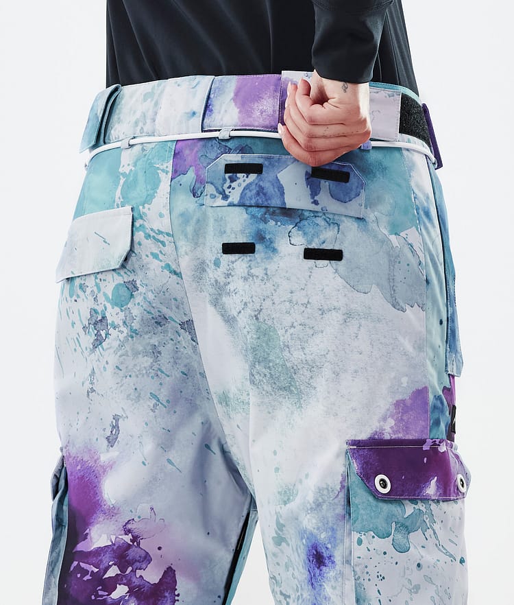 Dope Iconic W Snowboard Pants Women Scribble Purple