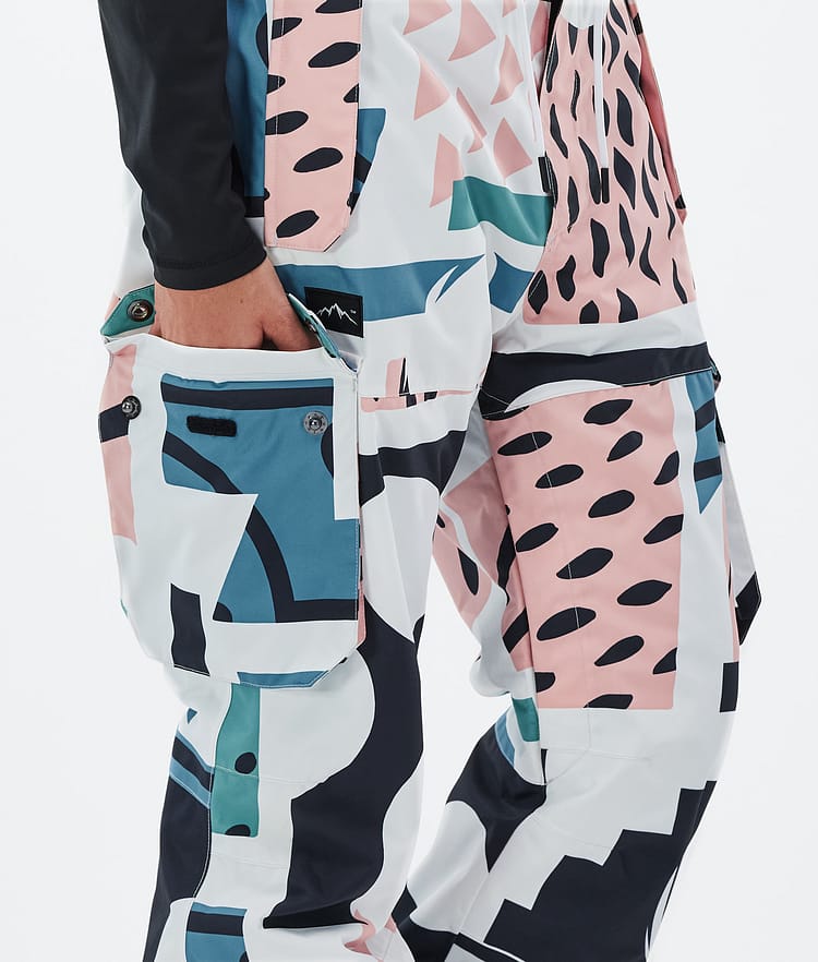 Dope Iconic W Snowboard Pants Women Scribble Purple