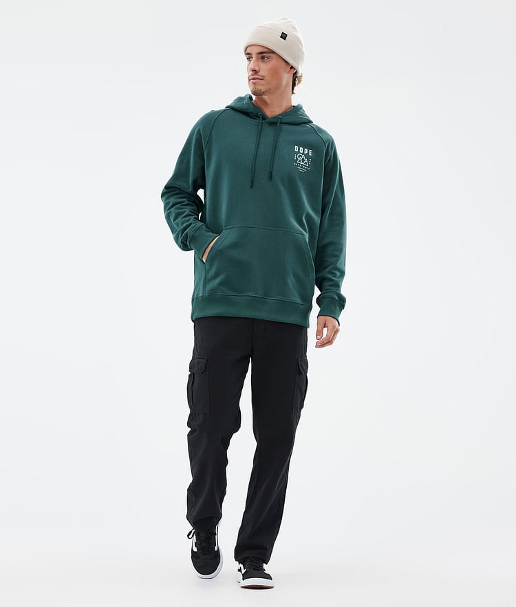 Dope Common Hoodie Men 2X-Up Bottle Green