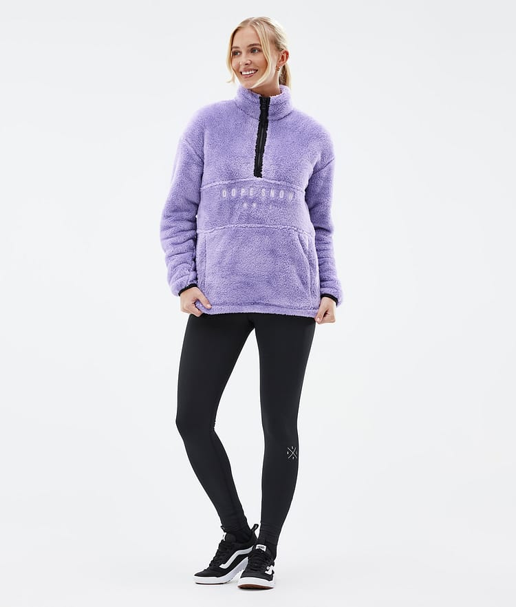 Dope Pile W Fleece Sweater Women Faded Green