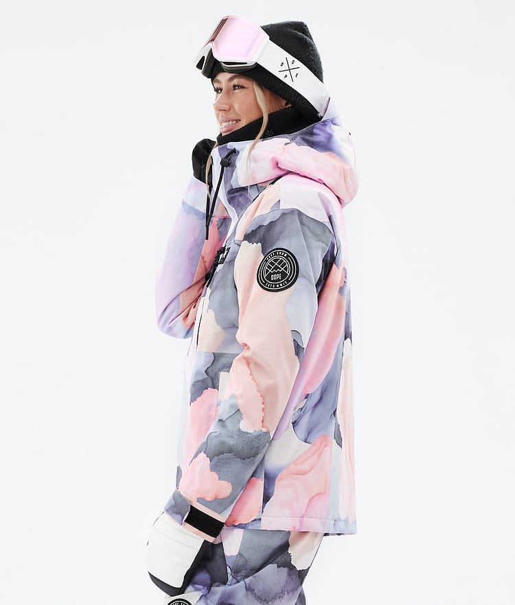 Dope Blizzard W Full Zip Snowboard Jacket Women Faded Green
