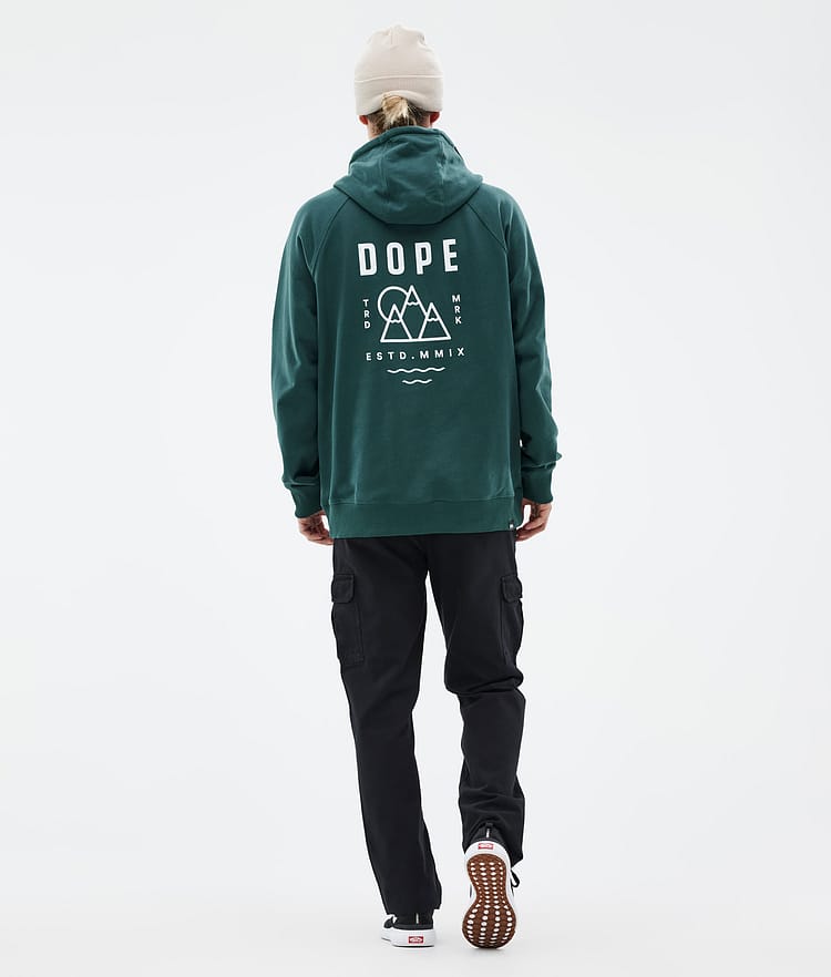 Dope Common Hoodie Men 2X-Up Bottle Green