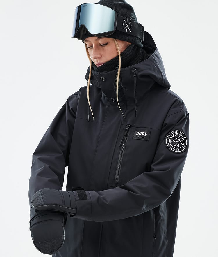 Dope Blizzard W Full Zip Snowboard Jacket Women Faded Green Renewed