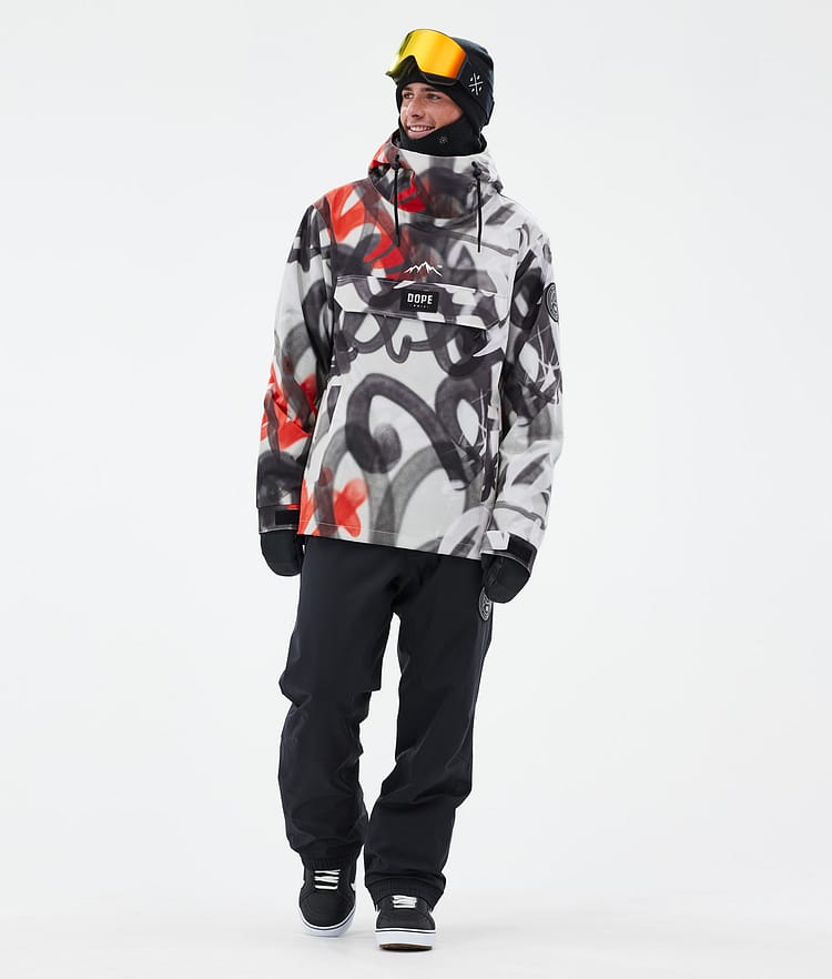 Dope Blizzard Snowboard Jacket Men Whitish Renewed