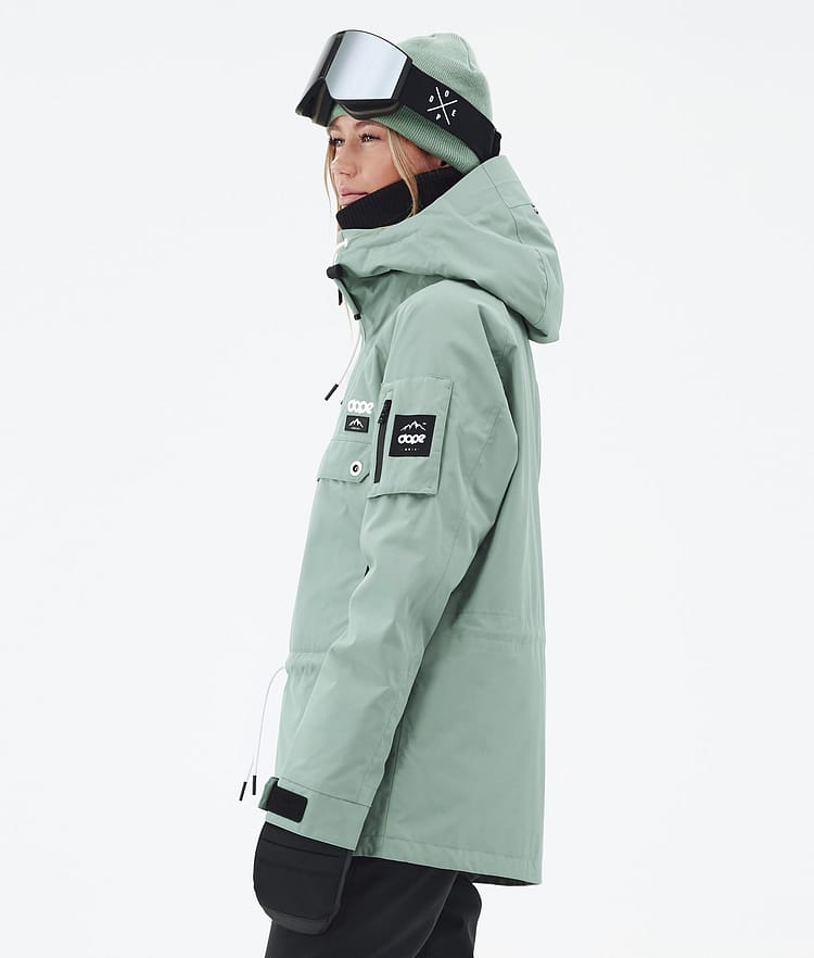 Dope Annok W Snowboard Jacket Women Soft Green Renewed